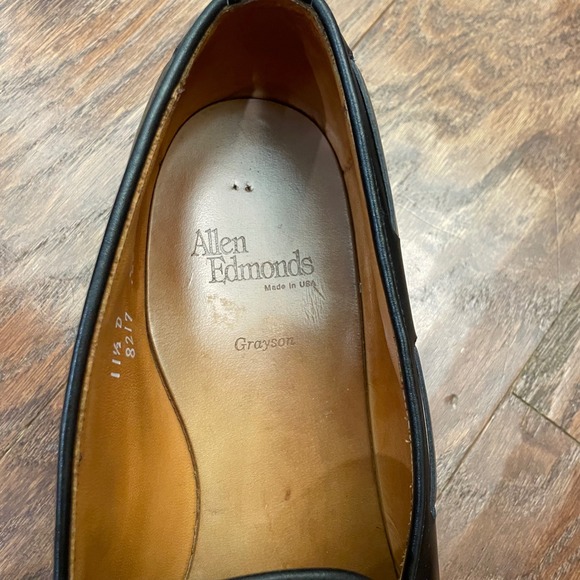 Allen Edmonds Grayson Loafers Mens Black Tassel Leather Dress Shoes 11.5 D main image 12